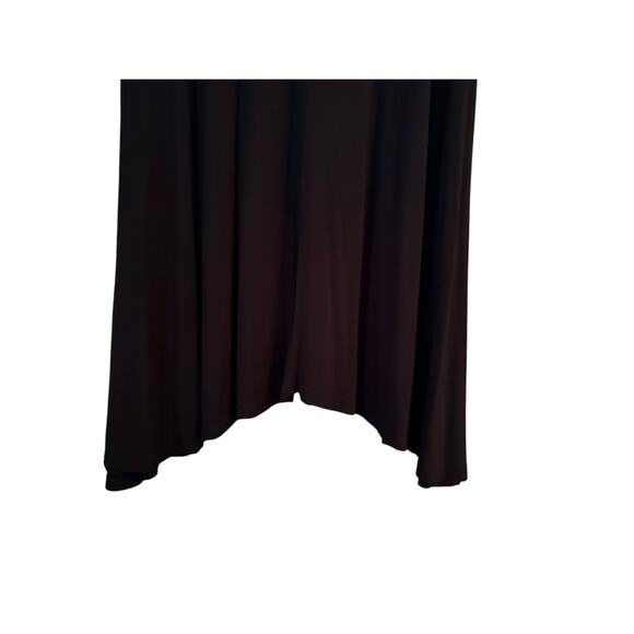 Mexicali Blues Black T-shirt Dress Flowy Asymmetrical Whimsy GOTH Lagenlook OS - Picture 5 of 9